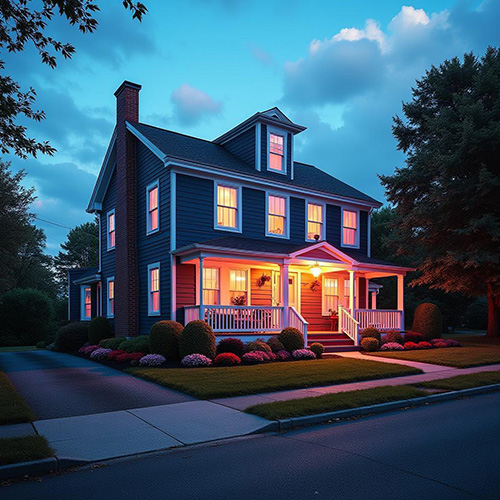 side view of home